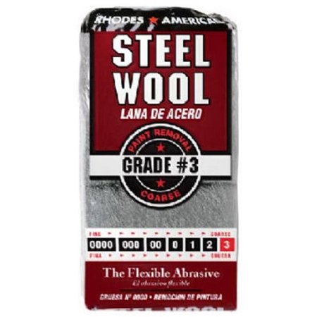 HOMAX Homax Products 10121113 12 Pack No.3 Steel Wool Pad 713602